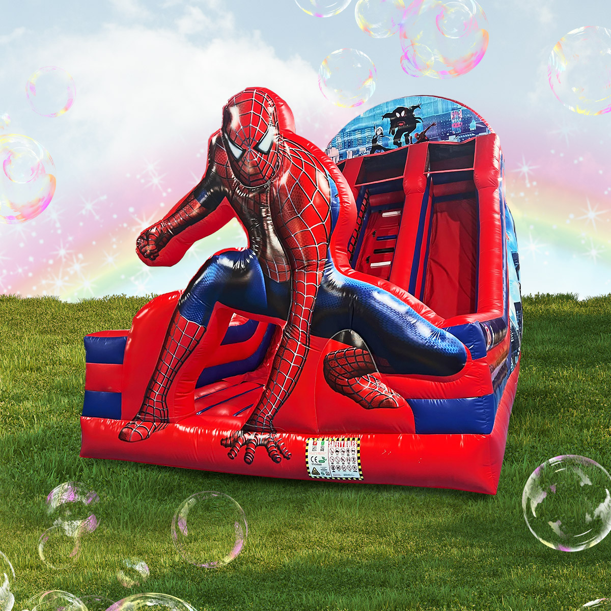 Skákací hrad (spiderman) skákací hrad na detskú oslavu